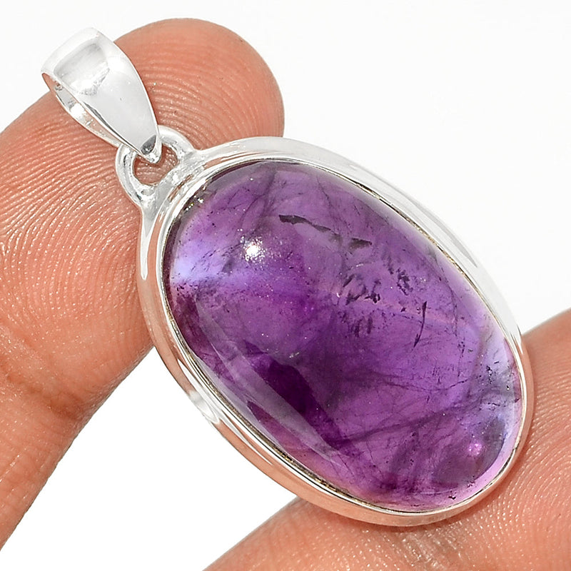 1.6" Amethyst Cabochon Pendants - AMCP2469