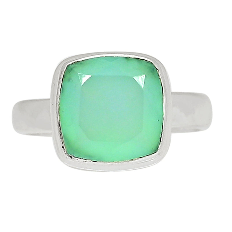 Aqua Chalcedony Faceted Ring - ACFR101