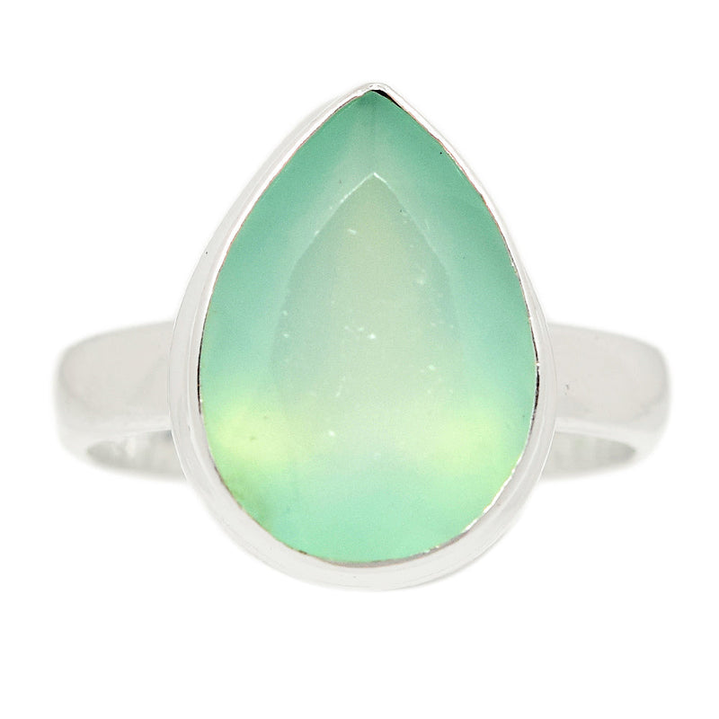 Aqua Chalcedony Faceted Ring - ACFR148