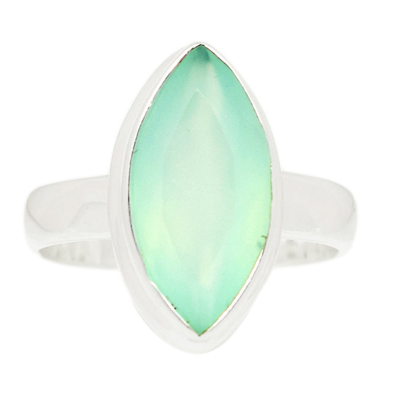 Aqua Chalcedony Faceted Ring - ACFR153