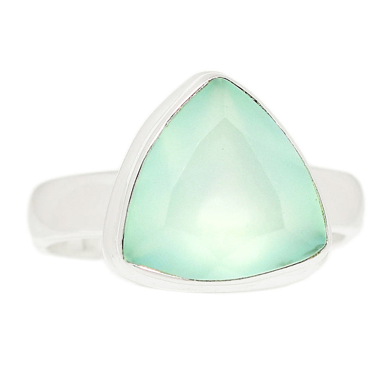 Aqua Chalcedony Faceted Ring - ACFR156