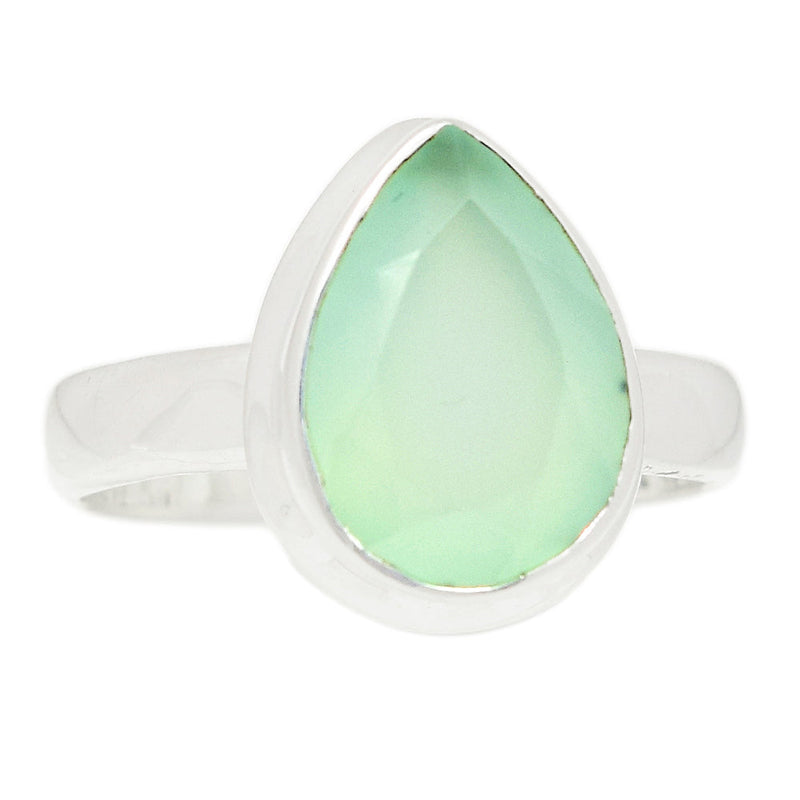 Aqua Chalcedony Faceted Ring - ACFR168