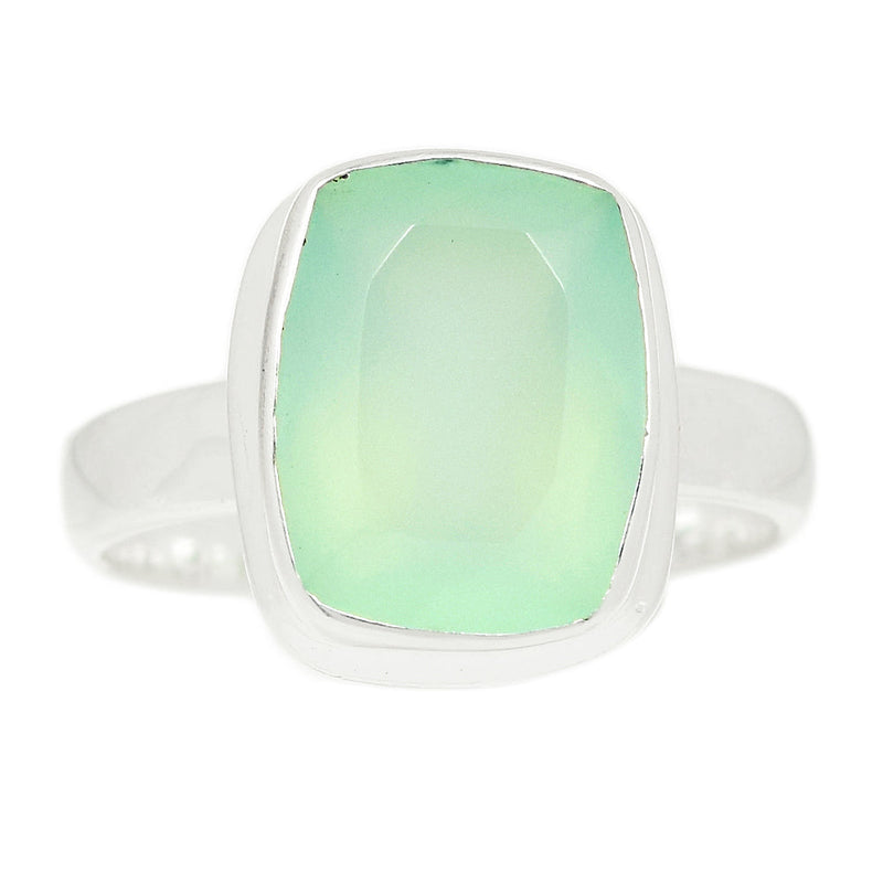 Aqua Chalcedony Faceted Ring - ACFR184