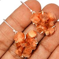 Aragonite Crystal Star Earring-ACSE51