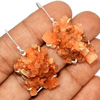 Aragonite Crystal Star Earring-ACSE56
