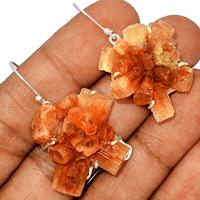 Aragonite Crystal Star Earring-ACSE67