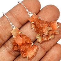 Aragonite Crystal Star Earring-ACSE73