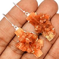 Aragonite Crystal Star Earring-ACSE81