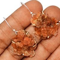 Aragonite Crystal Star Earring-ACSE82
