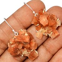 Aragonite Crystal Star Earring-ACSE83