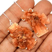 Aragonite Crystal Star Earring-ACSE91