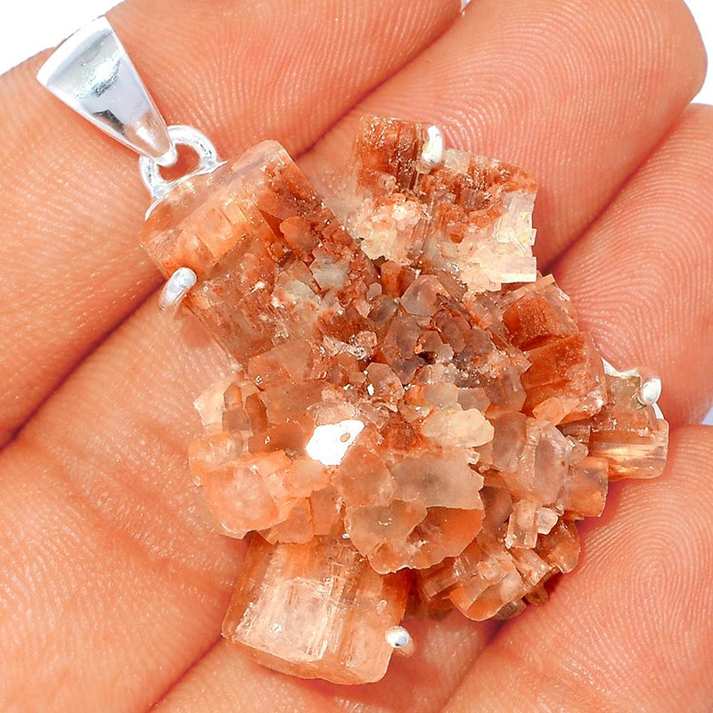 1.7" Claw - Aragonite Crystal Star Pendants - ACSP214