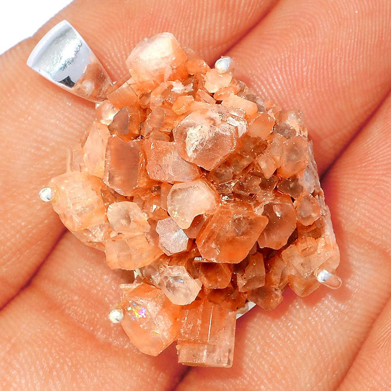 1.3" Claw - Aragonite Crystal Star Pendants - ACSP217