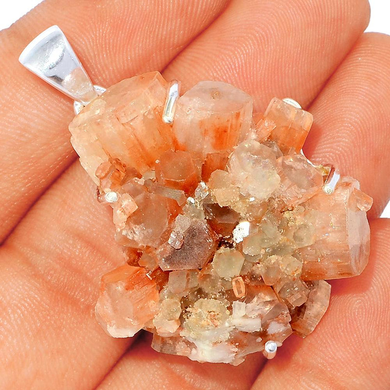 1.7" Claw - Aragonite Crystal Star Pendants - ACSP226