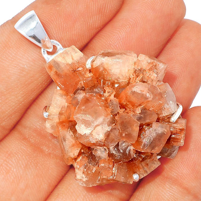 1.8" Claw - Aragonite Crystal Star Pendants - ACSP234