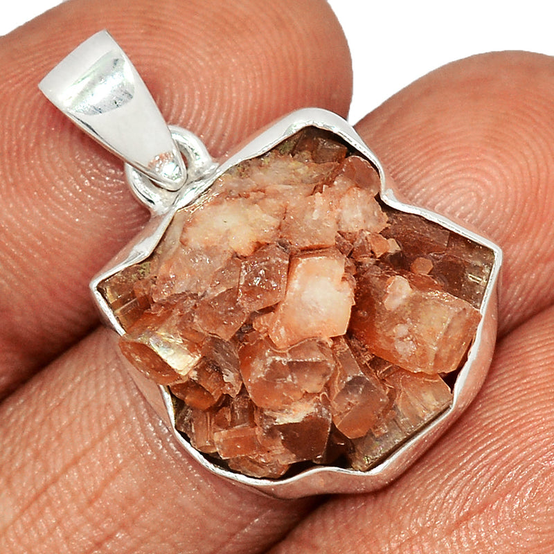 1.2" Aragonite Crystal Star Pendants - ACSP283