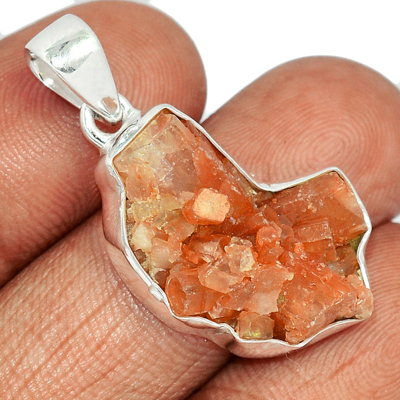 1.5" Aragonite Crystal Star Pendants - ACSP290