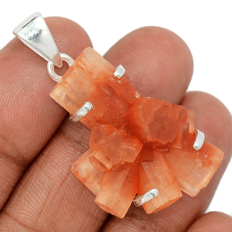1.7" Claw - Aragonite Crystal Star Pendants - ACSP308