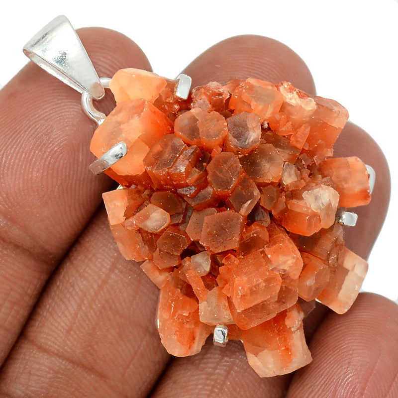 1.8" Claw - Aragonite Crystal Star Pendants - ACSP315