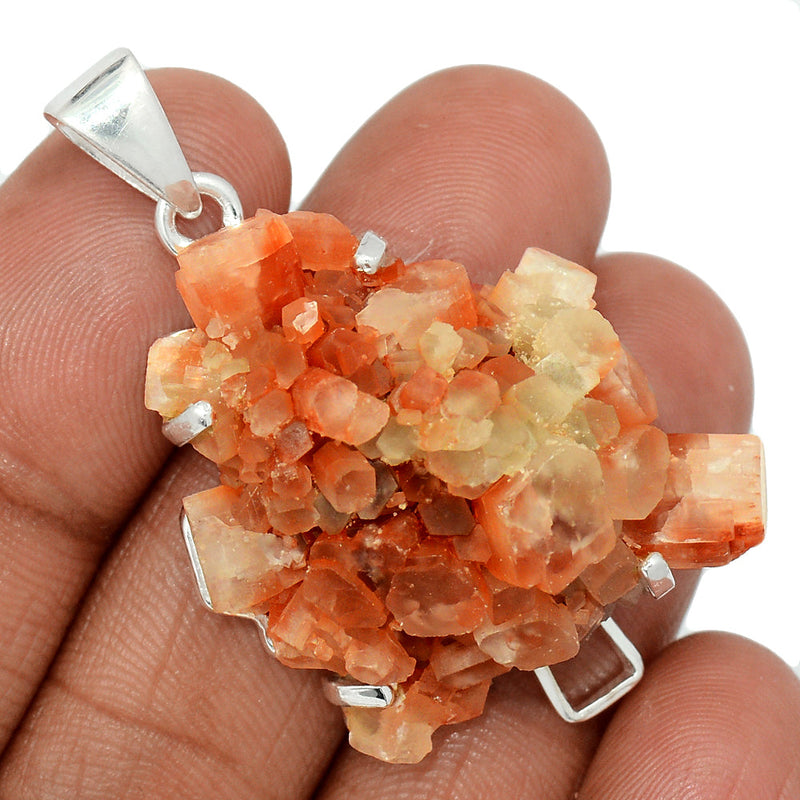 1.8" Claw - Aragonite Crystal Star Pendants - ACSP317