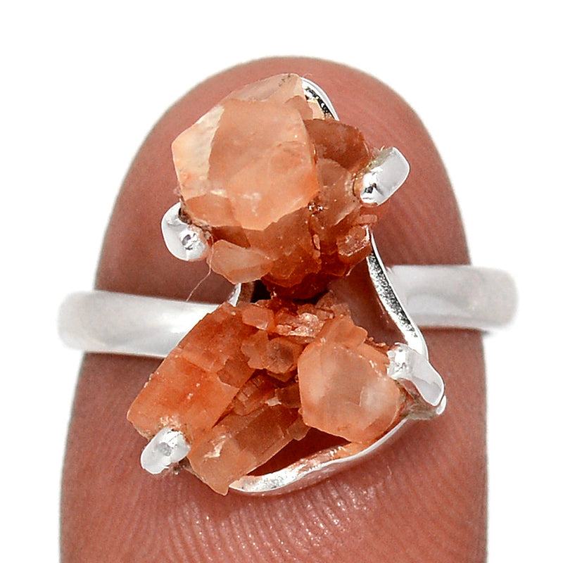 Aragonite Crystal Star Ring - ACSR126