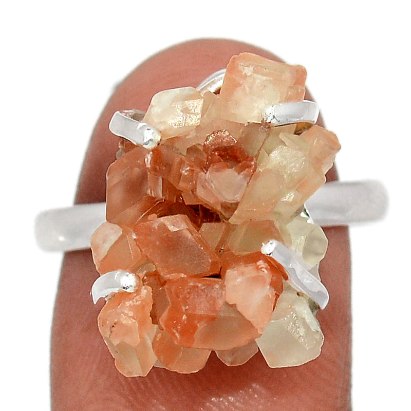 Aragonite Crystal Star Ring - ACSR127