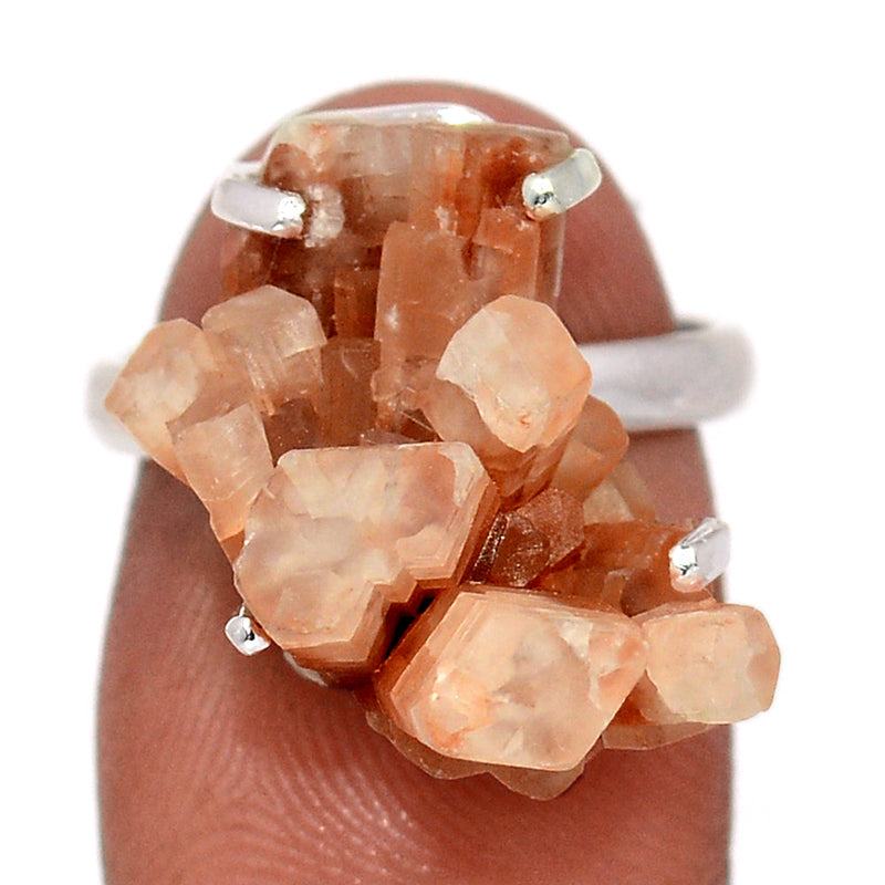 Aragonite Crystal Star Ring - ACSR132