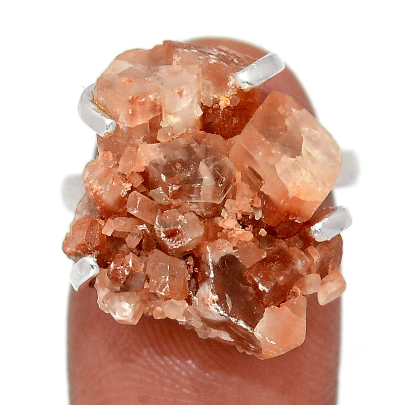 Aragonite Crystal Star Ring - ACSR136