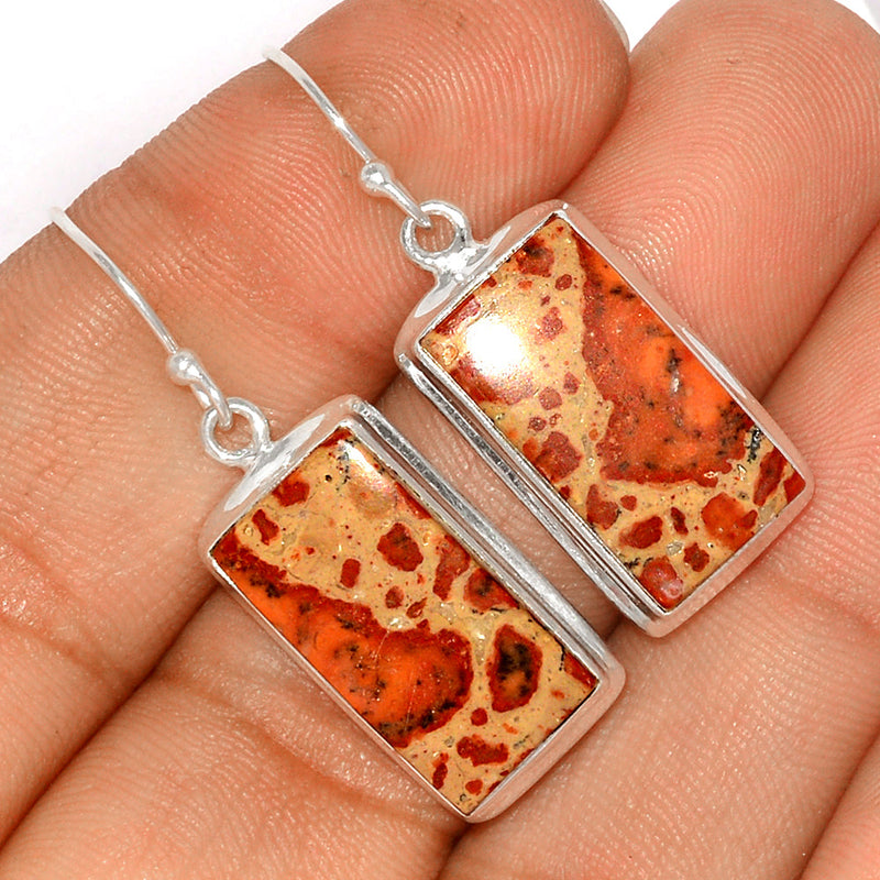 1.6" Asteroid Jasper Earrings - ADJE101