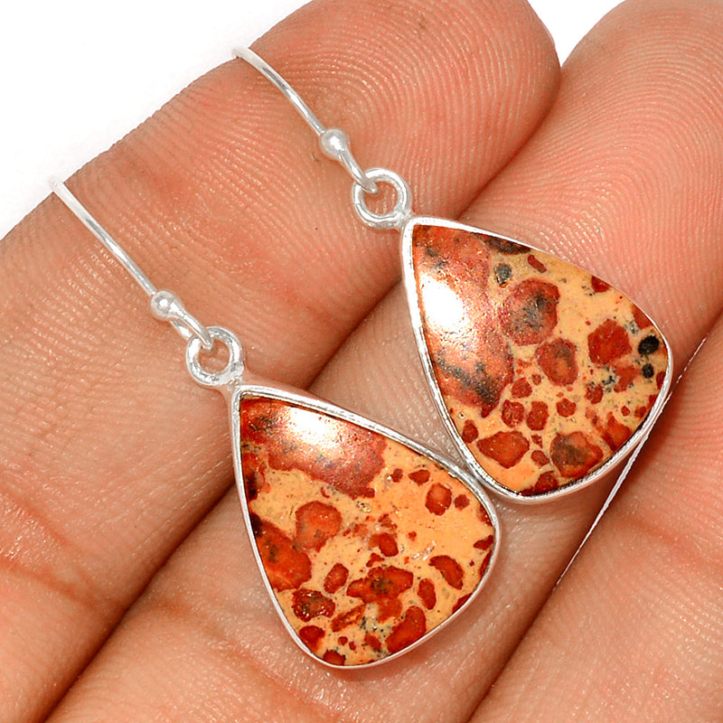 1.5" Asteroid Jasper Earrings - ADJE102