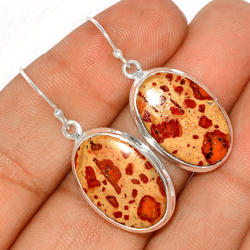 1.7" Asteroid Jasper Earrings - ADJE103