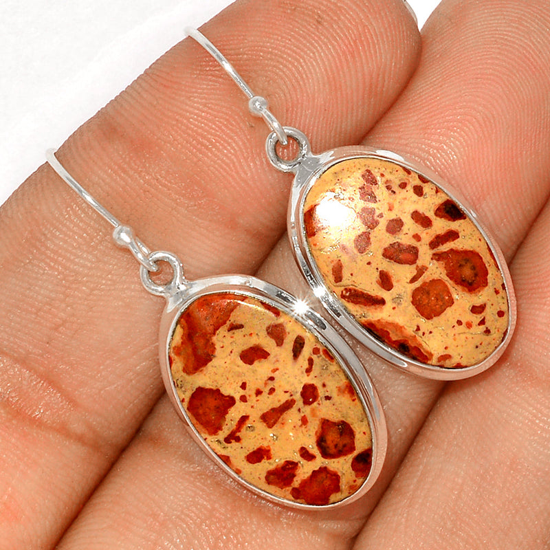 1.6" Asteroid Jasper Earrings - ADJE104