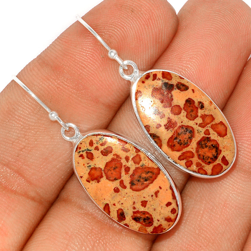 1.7" Asteroid Jasper Earrings - ADJE112