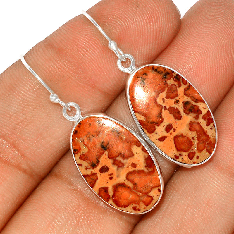 1.6" Asteroid Jasper Earrings - ADJE114