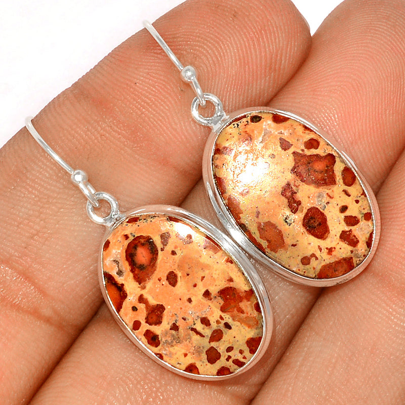 1.6" Asteroid Jasper Earrings - ADJE117