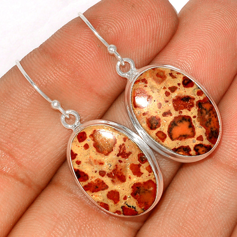 1.6" Asteroid Jasper Earrings - ADJE124