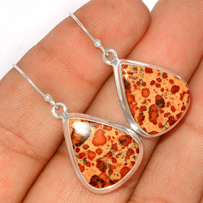 1.6" Asteroid Jasper Earrings - ADJE126