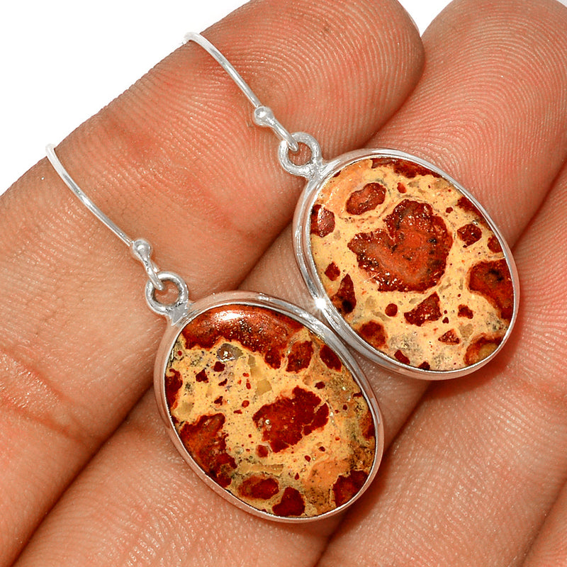 1.6" Asteroid Jasper Earrings - ADJE128
