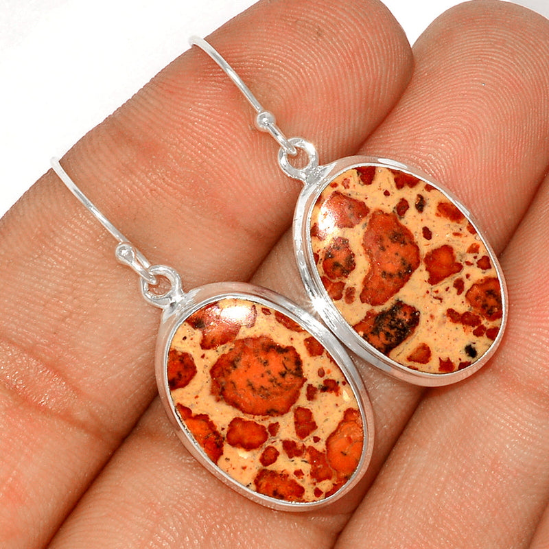 1.6" Asteroid Jasper Earrings - ADJE129