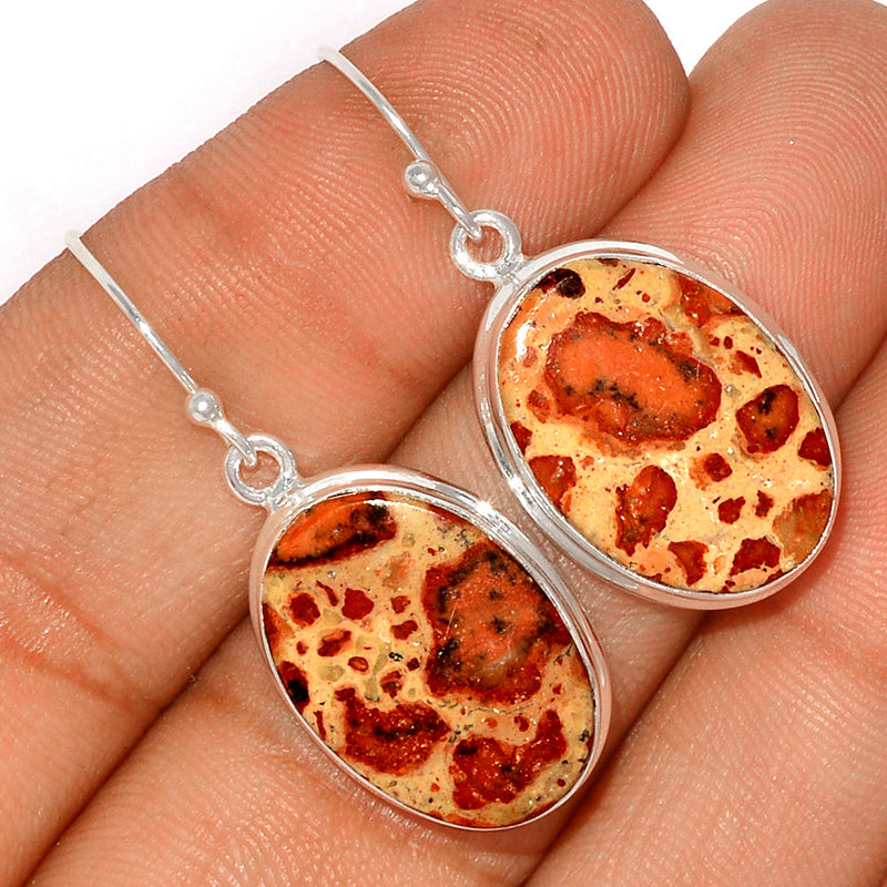 1.6" Asteroid Jasper Earrings - ADJE130