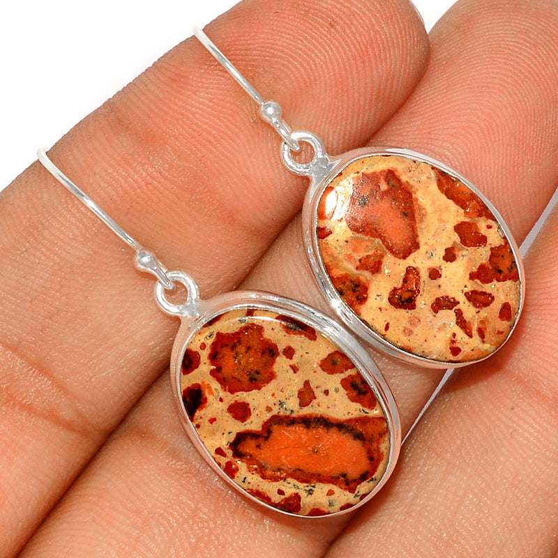 1.6" Asteroid Jasper Earrings - ADJE137
