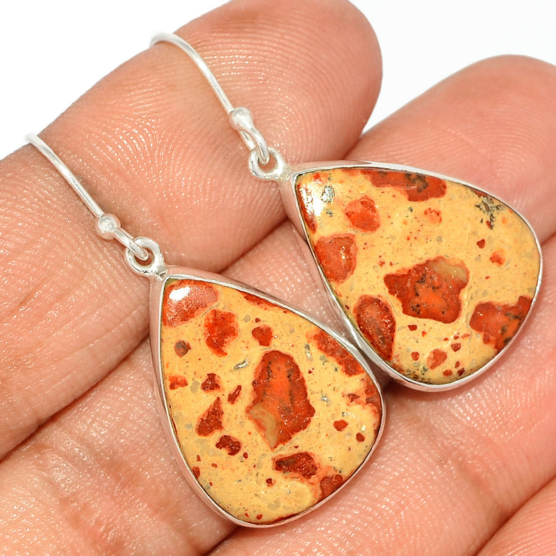 1.5" Asteroid Jasper Earrings - ADJE141