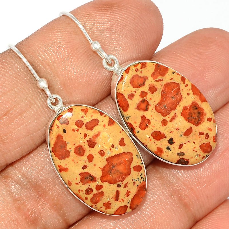 1.6" Asteroid Jasper Earrings - ADJE149