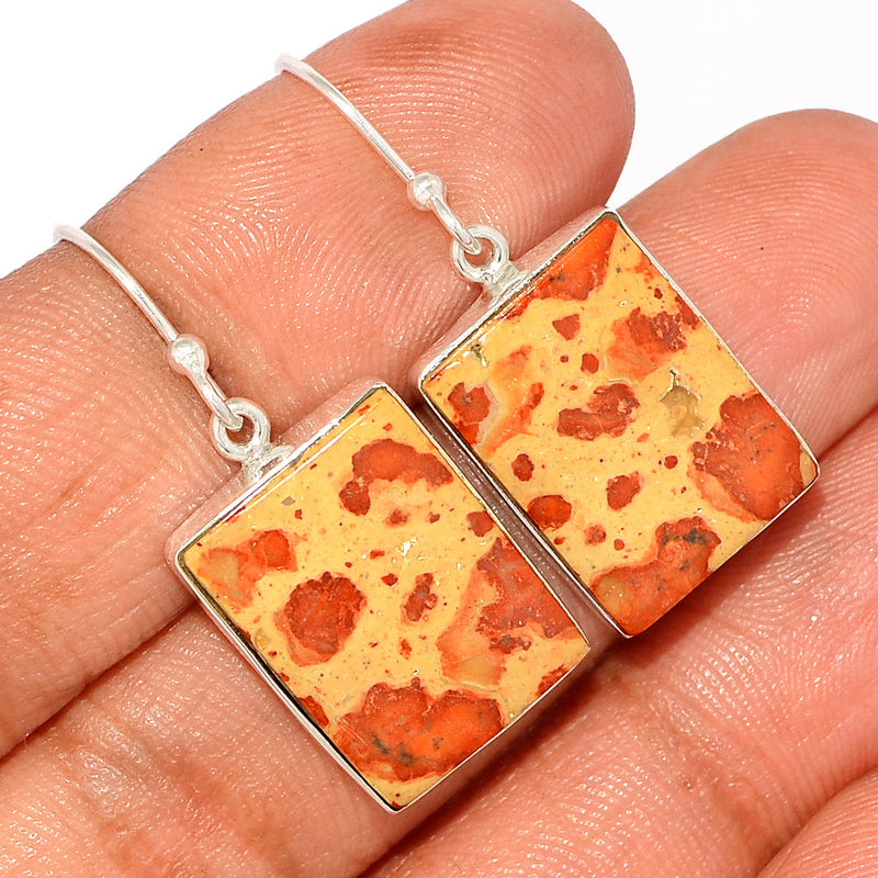 1.3" Asteroid Jasper Earrings - ADJE155