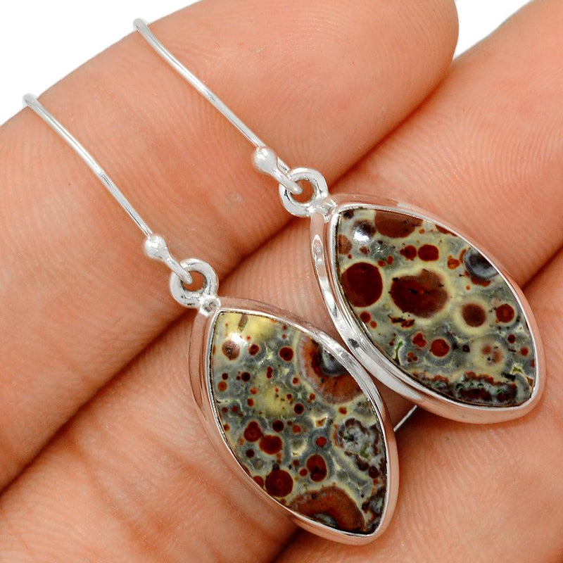 1.6" Asteroid Jasper Earrings - ADJE18