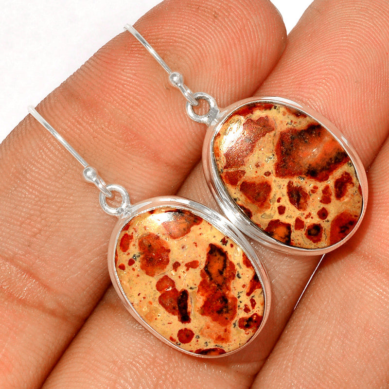 1.6" Asteroid Jasper Earrings - ADJE91