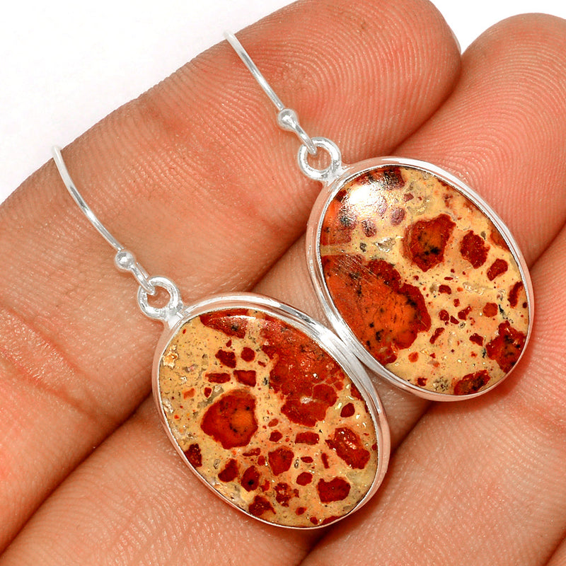 1.6" Asteroid Jasper Earrings - ADJE92