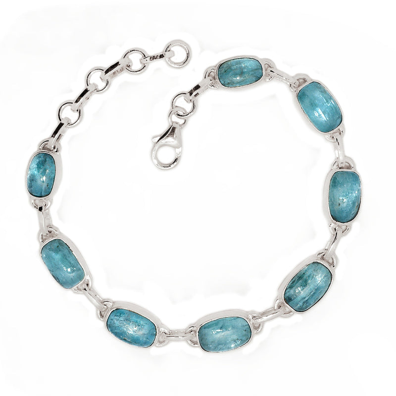 8.2" Aqua Kyanite Cabochon Bracelets - AKCB1