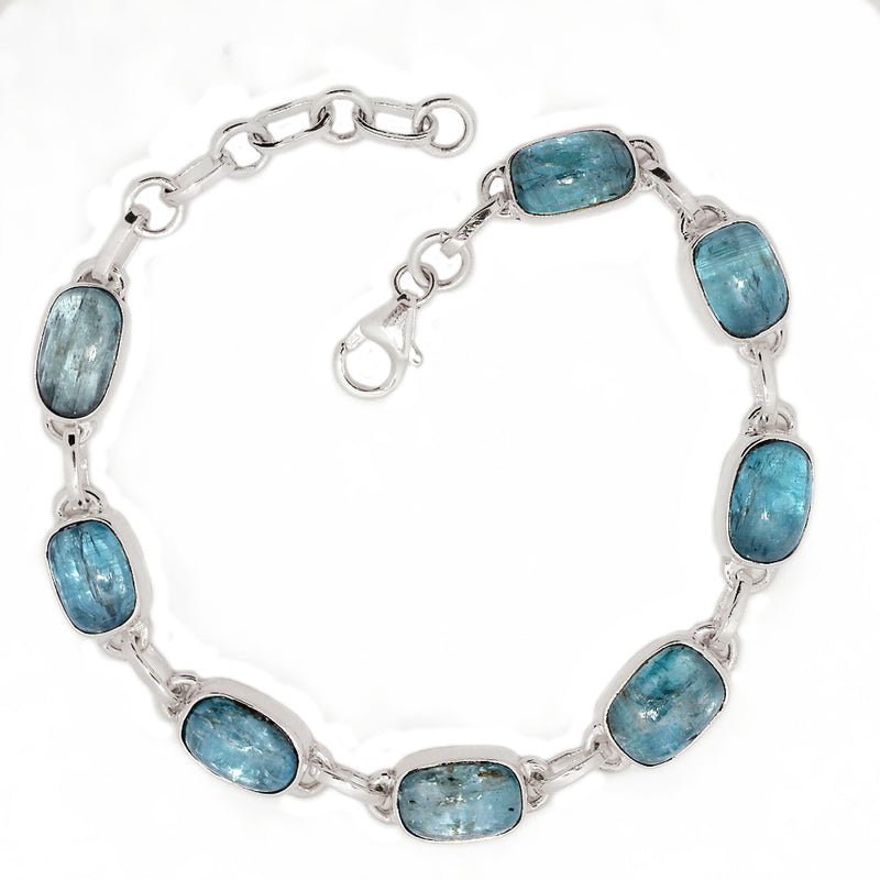 8.3" Aqua Kyanite Cabochon Bracelets - AKCB5