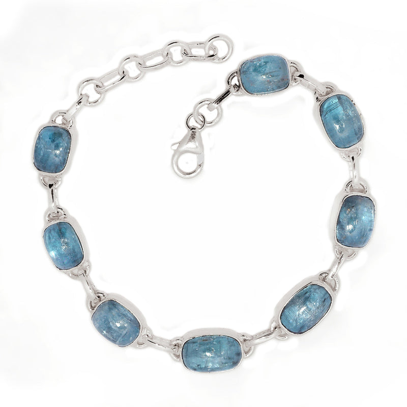 8.1" Aqua Kyanite Cabochon Bracelets - AKCB7